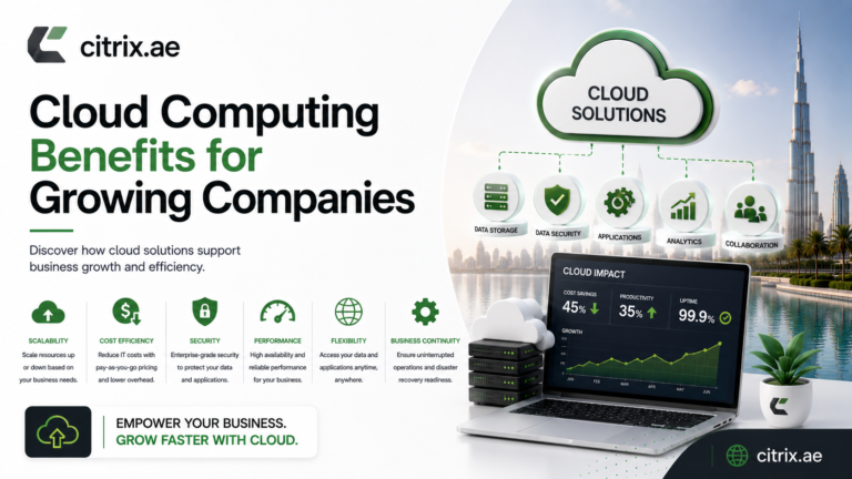 Cloud Computing Benefits for Growing Companies | Cloud Computing UAE Cloud Computing Benefits for Growing Companies
